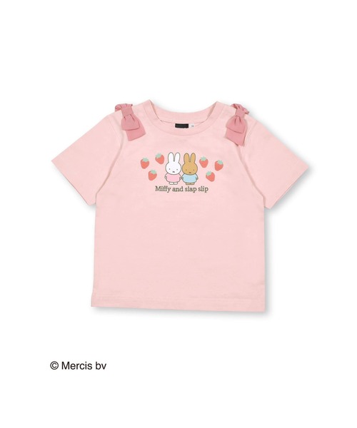 SLAP SLIP（スラップスリップ）の「SLAPSLIP/【miffyコラボアイテム】ミッフィーとおともだち前面プリント肩リボン付半袖Tシャツ (80～130cm)（Tシャツ/カットソー・キッズ・ピンク/オレンジ/オフホワイト・80/90/100/110/120/130）」の17枚目の写真
