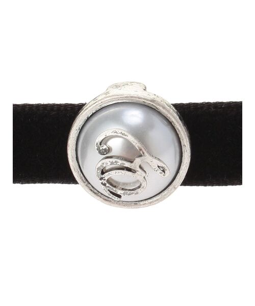 EATME（イートミー）の「EMロゴパールベロアチョーカー（チョーカー・レディース・ブラック・FREE）」の7枚目の写真