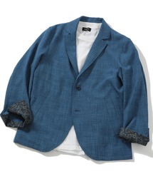 MEN'S BIGI | ポリエステルブッチャーストレッチテーラードジャケット＜セットアップ対応＞(テーラードジャケット)