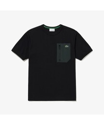 LACOSTE | アウトドアジップポケット鹿の子地半袖Tシャツ(Tシャツ/カットソー)