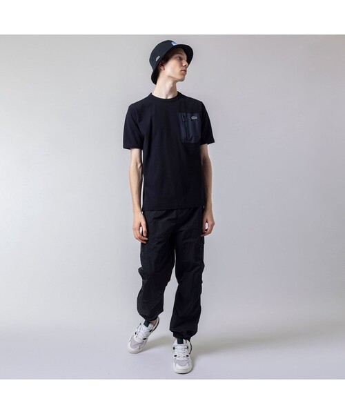 セール】アウトドアジップポケット鹿の子地半袖Tシャツ（Tシャツ