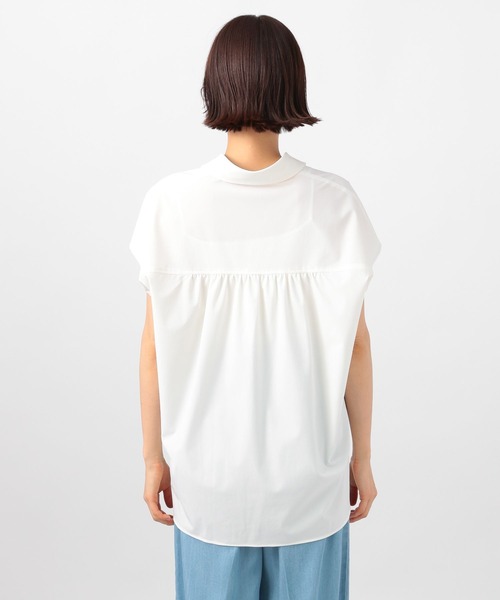 【撥水・接触冷感】スキッパー撥水シャツ