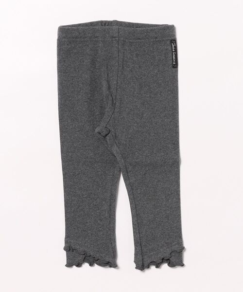 trois lapins kp（トロワラパンケーピー）の「微起毛フライス ストレッチレギンス(80~90)（レギンス/スパッツ・キッズ・ブラック/チャコールグレー/ピンク・90cm/80ｃｍ）」の2枚目の写真