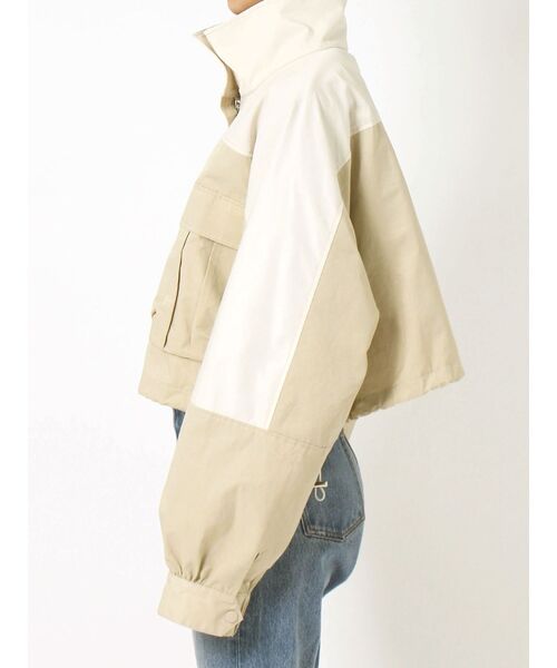 jouetie（ジュエティ）の「ショートマウンテンブルゾン（ブルゾン・レディース・グレー/グリーン/アイボリー・MEDIUM）」の10枚目の写真