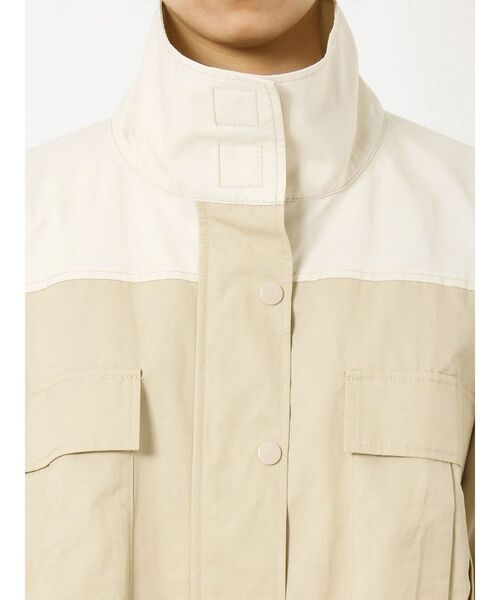 jouetie（ジュエティ）の「ショートマウンテンブルゾン（ブルゾン・レディース・グレー/グリーン/アイボリー・MEDIUM）」の16枚目の写真