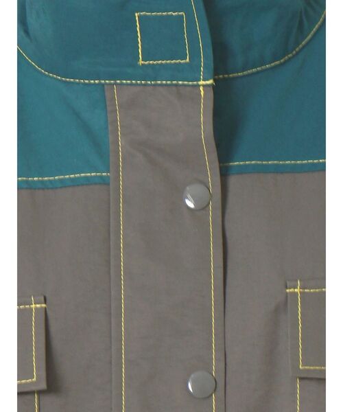 jouetie（ジュエティ）の「ショートマウンテンブルゾン（ブルゾン・レディース・グレー/グリーン/アイボリー・MEDIUM）」の17枚目の写真