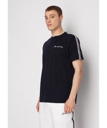 ARMANI EXCHANGE | 【A|X アルマーニ エクスチェンジ】ラインロゴ　半袖クルーネックTシャツ/REGULAR(Tシャツ/カットソー)