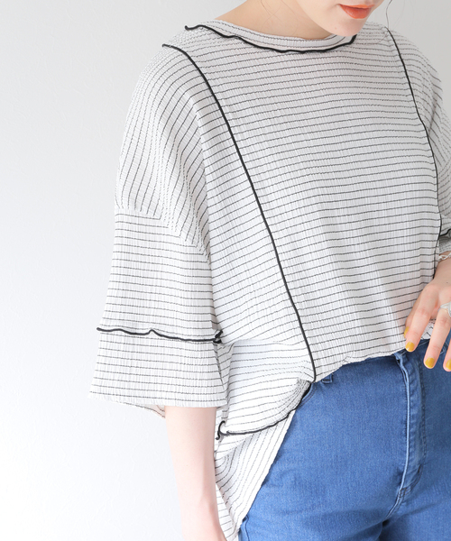 B.C STOCK（ベーセーストック）の「シャーリングボーダー BIG T