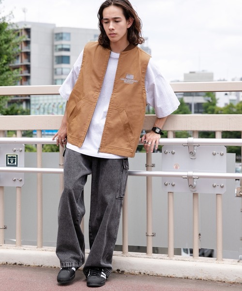 WEGO(ウィゴー)の「WEGO/ワーカーズベスト(ベスト・メンズ・ブラウン/ブラック/スカイブルー・FREE)」の5枚目の写真