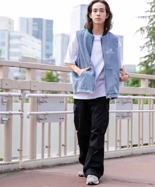 WEGO(ウィゴー)の「WEGO/ワーカーズベスト(ベスト・メンズ・ブラウン/ブラック/スカイブルー・FREE)」の6枚目の写真