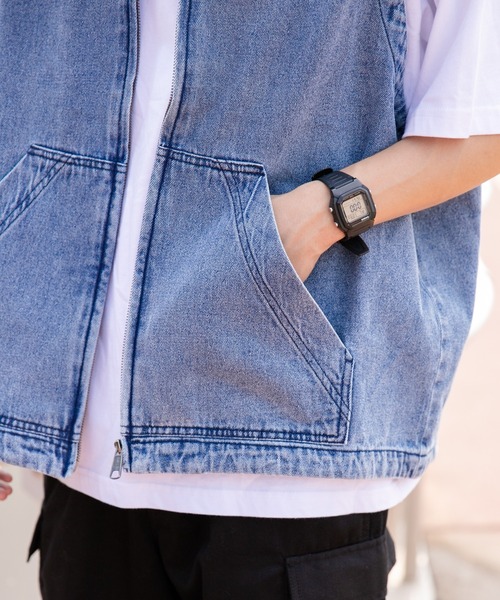 WEGO(ウィゴー)の「WEGO/ワーカーズベスト(ベスト・メンズ・ブラウン/ブラック/スカイブルー・FREE)」の11枚目の写真