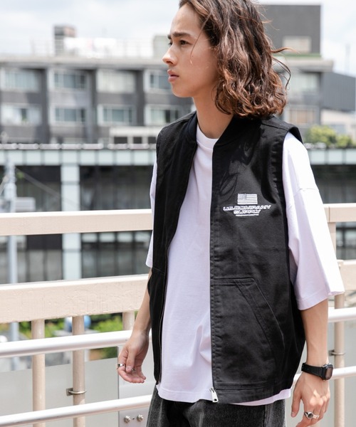 WEGO(ウィゴー)の「WEGO/ワーカーズベスト(ベスト・メンズ・ブラウン/ブラック/スカイブルー・FREE)」の13枚目の写真