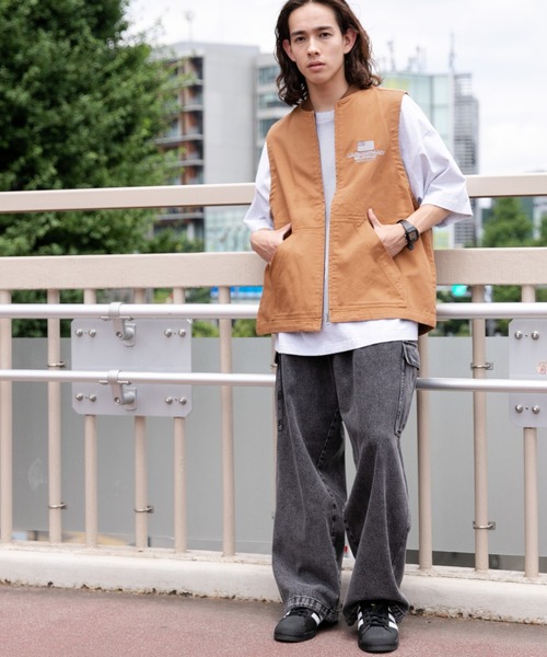 WEGO(ウィゴー)の「WEGO/ワーカーズベスト(ベスト・メンズ・ブラウン/ブラック/スカイブルー・FREE)」の17枚目の写真