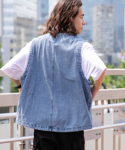 WEGO(ウィゴー)の「WEGO/ワーカーズベスト(ベスト・メンズ・ブラウン/ブラック/スカイブルー・FREE)」の20枚目の写真