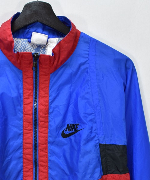 ヴィンテージ古着】90's NIKE / ナイキ ロゴ刺繍 ハーフジップ