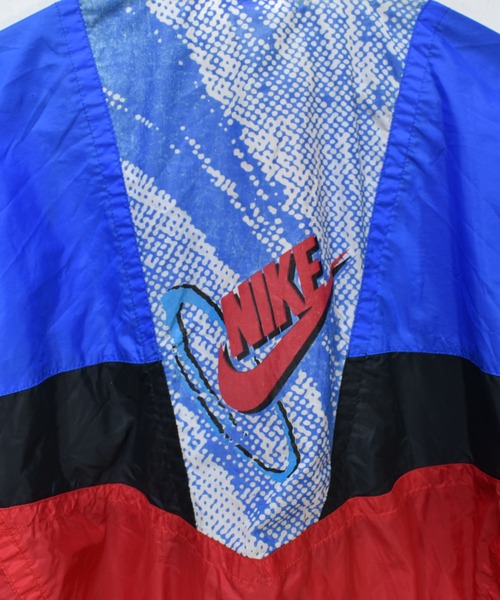 ヴィンテージ古着】90's NIKE / ナイキ ロゴ刺繍 ハーフジップ