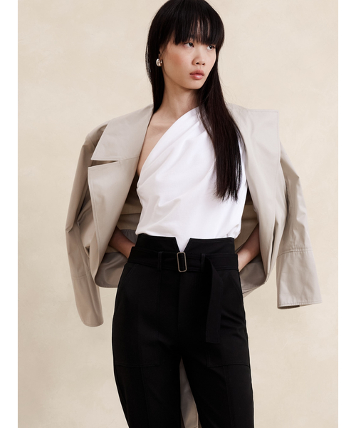 Banana Republic(バナナリパブリック)の「リファイン ユーティリティパンツ(その他パンツ・レディース・アイボリー/ブラック/ブラウン・6/2/00/4/0/8)」の14枚目の写真