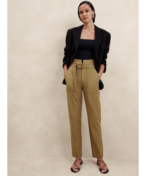 Banana Republic(バナナリパブリック)の「リファイン ユーティリティパンツ(その他パンツ・レディース・アイボリー/ブラック/ブラウン・6/2/00/4/0/8)」の16枚目の写真
