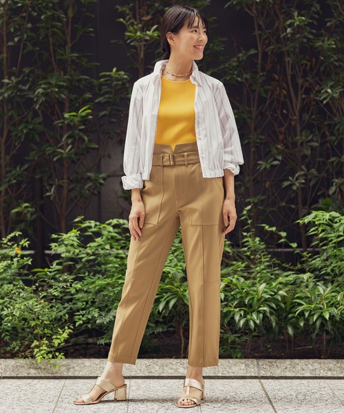 Banana Republic(バナナリパブリック)の「リファイン ユーティリティパンツ(その他パンツ・レディース・アイボリー/ブラック/ブラウン・6/2/00/4/0/8)」の17枚目の写真