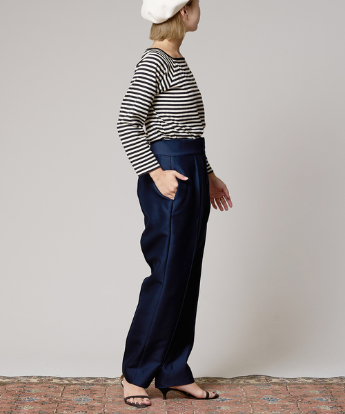 IENA LA BOUCLE（イエナラブークル）の「【LE MINOR/ルミノア 】MARINIERE CARRE カットソー（Tシャツ/カットソー・レディース・ブラック・FREE）」の10枚目の写真