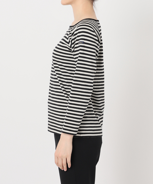 IENA LA BOUCLE（イエナラブークル）の「【LE MINOR/ルミノア 】MARINIERE CARRE カットソー（Tシャツ/カットソー・レディース・ブラック・FREE）」の13枚目の写真