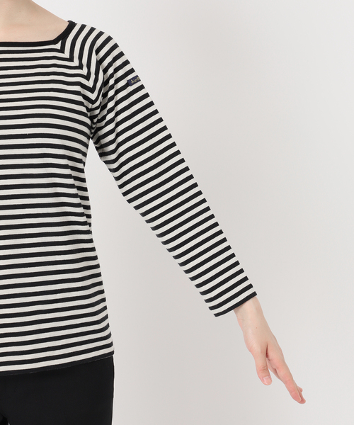 IENA LA BOUCLE（イエナラブークル）の「【LE MINOR/ルミノア 】MARINIERE CARRE カットソー（Tシャツ/カットソー・レディース・ブラック・FREE）」の17枚目の写真