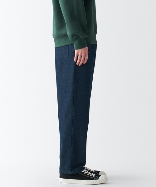 無印良品（ムジルシリョウヒン）の「デニムイージーパンツ　インディゴ（デニムパンツ・メンズ・ブルー/ネイビー系・XL/M/XXL/L/S/XS）」の12枚目の写真