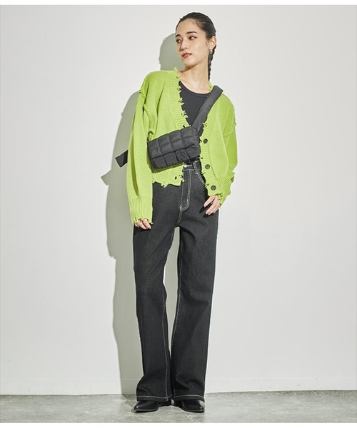 ANAP（アナップ）の「ストレッチデニムロングパンツ（デニムパンツ・レディース・ブルー/ブラック/インディゴブルー・S/M）」の21枚目の写真