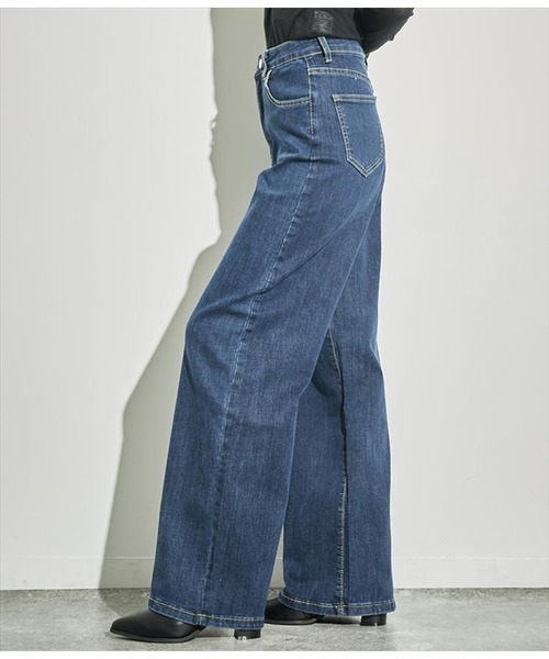 ANAP（アナップ）の「ストレッチデニムロングパンツ（デニムパンツ・レディース・ブルー/ブラック/インディゴブルー・S/M）」の7枚目の写真