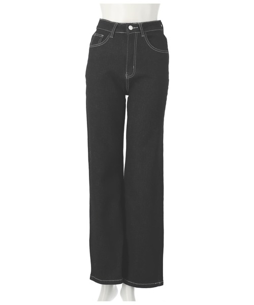 ANAP（アナップ）の「ストレッチデニムロングパンツ（デニムパンツ・レディース・ブルー/ブラック/インディゴブルー・S/M）」の13枚目の写真