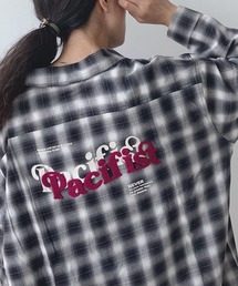 AS KNOW AS plus | ☆バックロゴプリントビッグシャツ(シャツ/ブラウス)