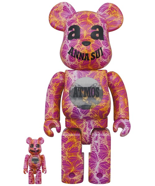フィギュア BE@RBRICK atmos × ANNA SUI 100％ ＆ 400％