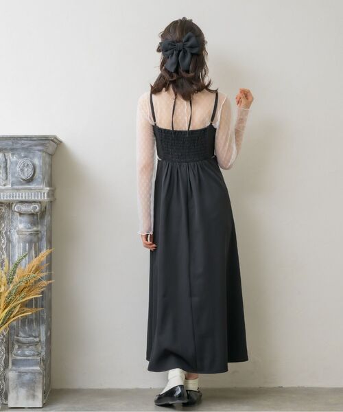 ems excite（エムズエキサイト）の「柄アソートシアーインナー（Tシャツ/カットソー・レディース・ブラック系その他4/オフホワイト/ブラック/ナチュラル・FREE）」の22枚目の写真