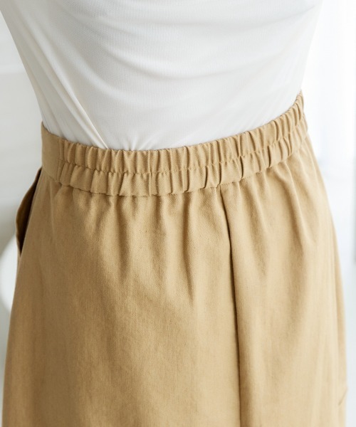 miclat（ミクラ）の「大きいサイズ　カーゴスカート　miclat（スカート・レディース・ベージュ/ブラック・3L/L/4L/5L/LL）」の18枚目の写真