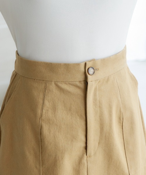 miclat（ミクラ）の「大きいサイズ　カーゴスカート　miclat（スカート・レディース・ベージュ/ブラック・3L/L/4L/5L/LL）」の17枚目の写真