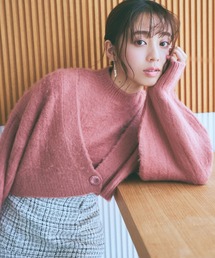 mysty woman | シャギーツインニットカーディガン 983453(カーディガン/ボレロ)