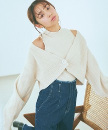 mysty woman | シャギーツインニットカーディガン 983453(カーディガン/ボレロ)