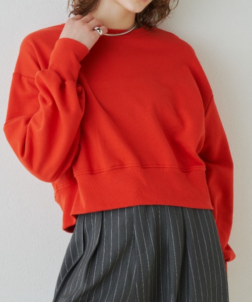 Aunt Marie's(アントマリーズ)の「バックレースアップショートプルオーバー(Tシャツ/カットソー・レディース・ホワイト/チャコールグレー/レッド・FREE)」の21枚目の写真