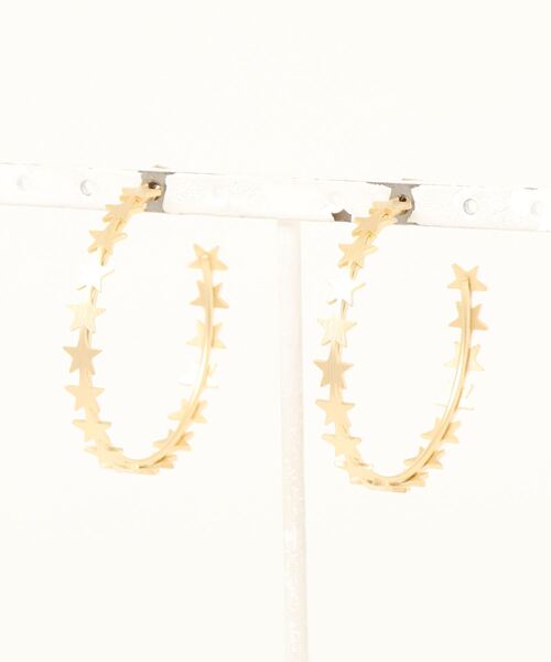 misto accessories(ミストアクセサリーズ)の「スターサークルピアス(ピアス(両耳用)・レディース・ゴールド/シルバー・FREE)」の6枚目の写真