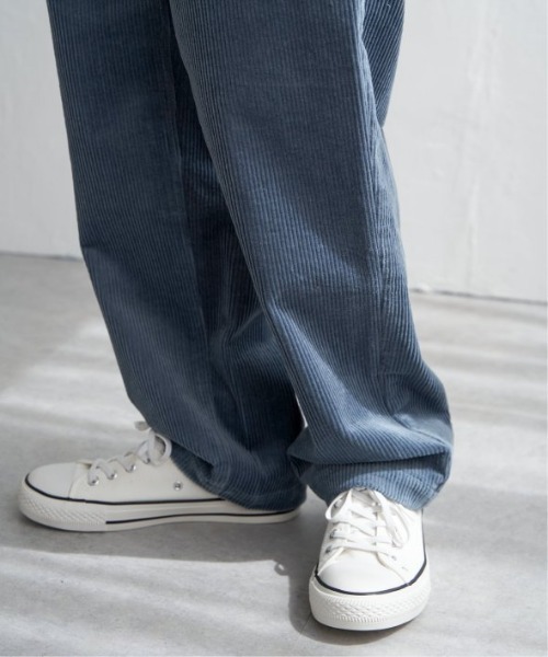 LBC（エルビーシー）の「コーデュロイゆるテーパードパンツ（その他パンツ・レディース・オフホワイト/チャコールグレー/ブルー/ダークオリーブ・M/L）」の19枚目の写真