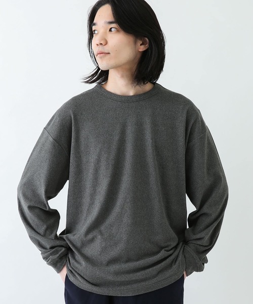 URBAN RESEARCH Sonny Label（アーバンリサーチサニーレーベル）の「スーパーストレッチロングスリーブTシャツ（Tシャツ/カットソー・メンズ・ブラウン/ブラック/オフホワイト/チャコールグレー・LARGE/MEDIUM）」の8枚目の写真
