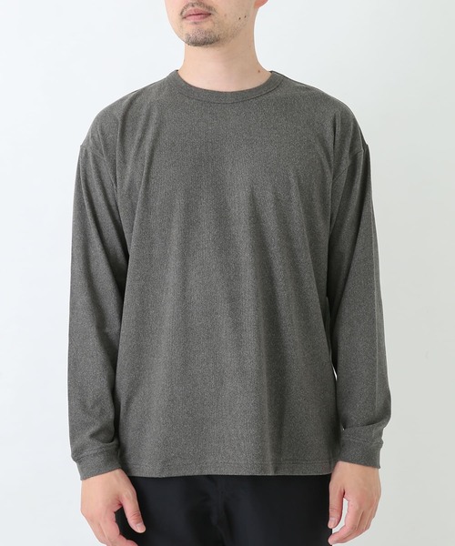 URBAN RESEARCH Sonny Label（アーバンリサーチサニーレーベル）の「スーパーストレッチロングスリーブTシャツ（Tシャツ/カットソー・メンズ・ブラウン/ブラック/オフホワイト/チャコールグレー・LARGE/MEDIUM）」の11枚目の写真