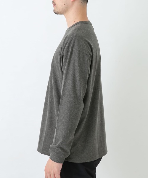 URBAN RESEARCH Sonny Label（アーバンリサーチサニーレーベル）の「スーパーストレッチロングスリーブTシャツ（Tシャツ/カットソー・メンズ・ブラウン/ブラック/オフホワイト/チャコールグレー・LARGE/MEDIUM）」の12枚目の写真