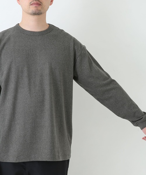 URBAN RESEARCH Sonny Label（アーバンリサーチサニーレーベル）の「スーパーストレッチロングスリーブTシャツ（Tシャツ/カットソー・メンズ・ブラウン/ブラック/オフホワイト/チャコールグレー・LARGE/MEDIUM）」の14枚目の写真