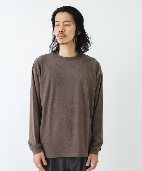 URBAN RESEARCH Sonny Label（アーバンリサーチサニーレーベル）の「スーパーストレッチロングスリーブTシャツ（Tシャツ/カットソー・メンズ・ブラウン/ブラック/オフホワイト/チャコールグレー・LARGE/MEDIUM）」の15枚目の写真
