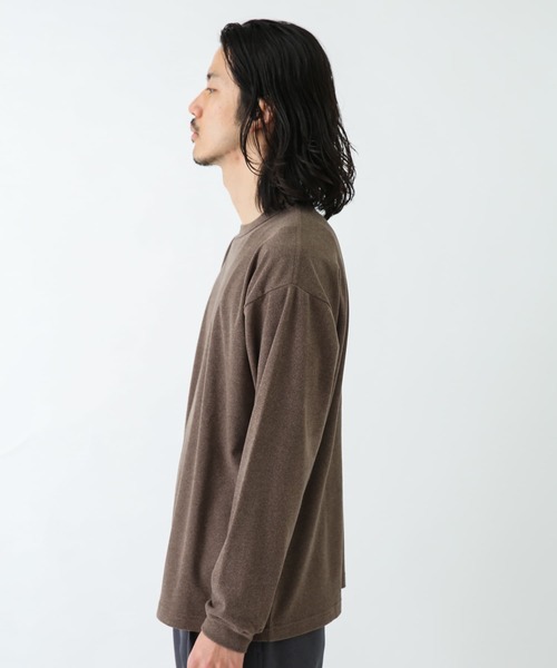 URBAN RESEARCH Sonny Label（アーバンリサーチサニーレーベル）の「スーパーストレッチロングスリーブTシャツ（Tシャツ/カットソー・メンズ・ブラウン/ブラック/オフホワイト/チャコールグレー・LARGE/MEDIUM）」の16枚目の写真
