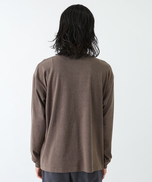 URBAN RESEARCH Sonny Label（アーバンリサーチサニーレーベル）の「スーパーストレッチロングスリーブTシャツ（Tシャツ/カットソー・メンズ・ブラウン/ブラック/オフホワイト/チャコールグレー・LARGE/MEDIUM）」の17枚目の写真
