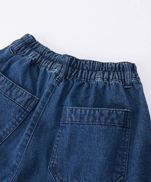 ダークブルー ハイウエストデニム Sサイズ 低身長 KOBE LETTUCE パンツ デニム ジーンズ 「低身長向けSサイズあり