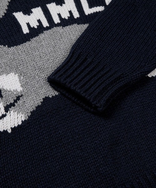 87mm(87mm)の「【UNISEX】Mmlg/MM MELGEニット(ニット/セーター・レディース・ネイビー/グリーン・SMALL/MEDIUM/LARGE)」の20枚目の写真
