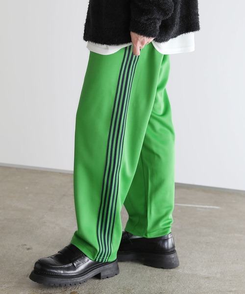 ASTRONOMY(アストロノミー)の「Buyer's Select/ピンタックストレートライン入りトラックパンツ(その他パンツ・メンズ・グリーン/グレー/ブラック/ネイビー・L/LL/M)」の3枚目の写真